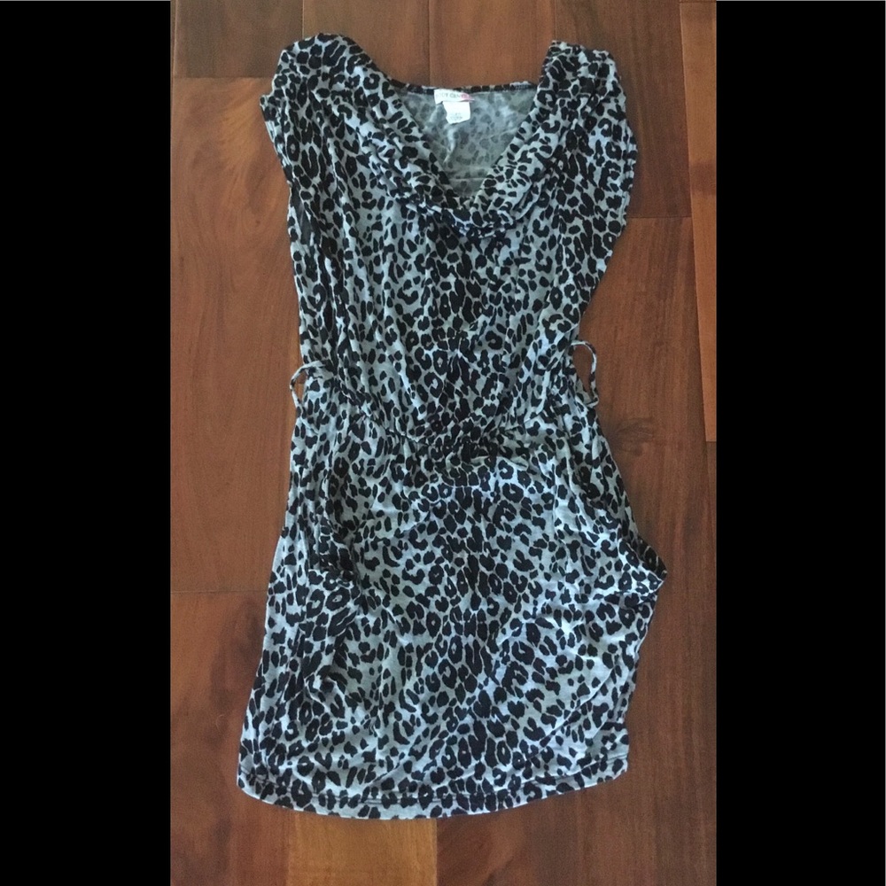 Vintage BODY CENTRAL Women’s Animal Print Sleeveless Dress Sz S